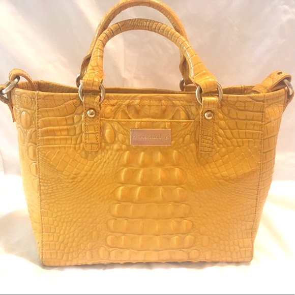 yellow brahmin bag